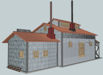 Download the .stl file and 3D Print your own Pickle Factory HO scale model for your model train set.
